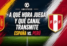 ¿A qué hora juega y en qué canal transmiten España vs. Perú EN VIVO hoy por amistoso a la Copa Mundial 2026?