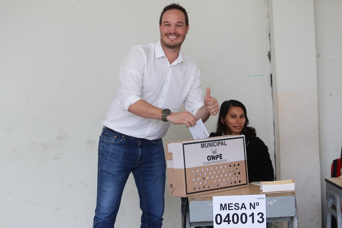 George Forsyth, candidato presidencial. Foto: Jesús Saucedo / @photo.gec