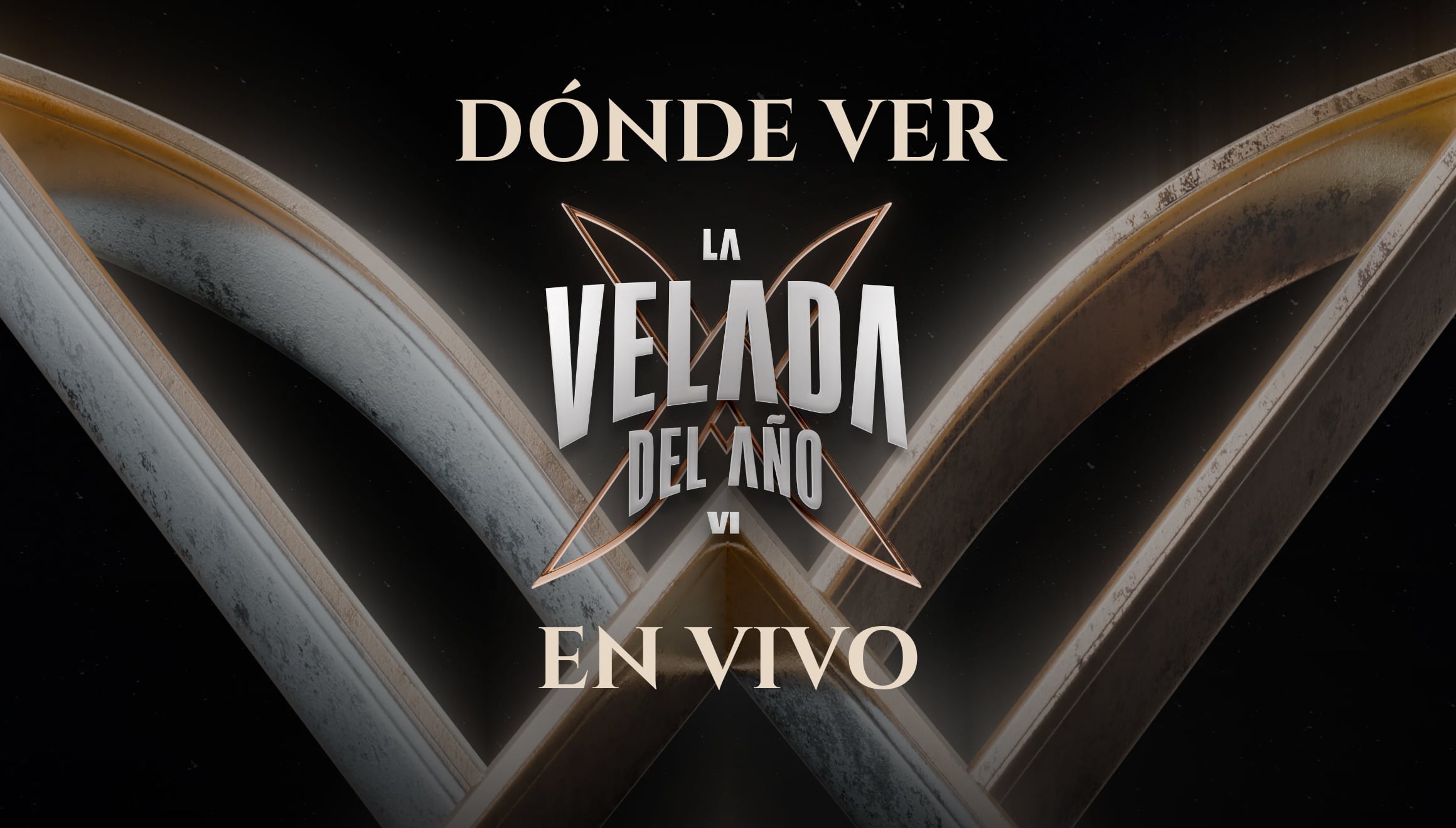 El cuadrilátero de La Velada del Año VI listo antes del inicio del evento de Ibai Llanos. Revise las plataformas de streaming, el canal de Twitch y la señal de TV para seguir la transmisión. | Crédito: infolavelada.com / Composición Gestión Mix