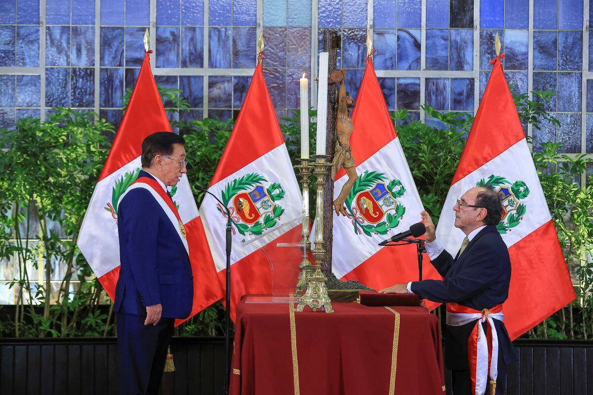 Angelo Victorino Alfaro Lombardi, fue designado titular del Minem. Foto: Presidencia.