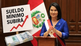 Sueldo mínimo subiría a S/ 1,300 en Gobierno de Fujimori: ¿economía “aguantaría” incremento?