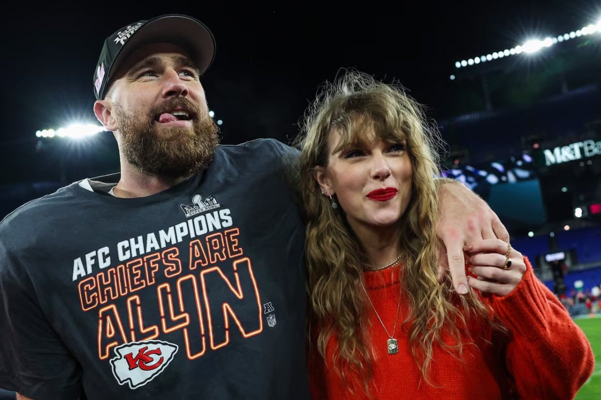 Boda de Taylor Swift y Travis Kelce reuniría a cerca de mil invitados, según reportes. (Foto: AFP)