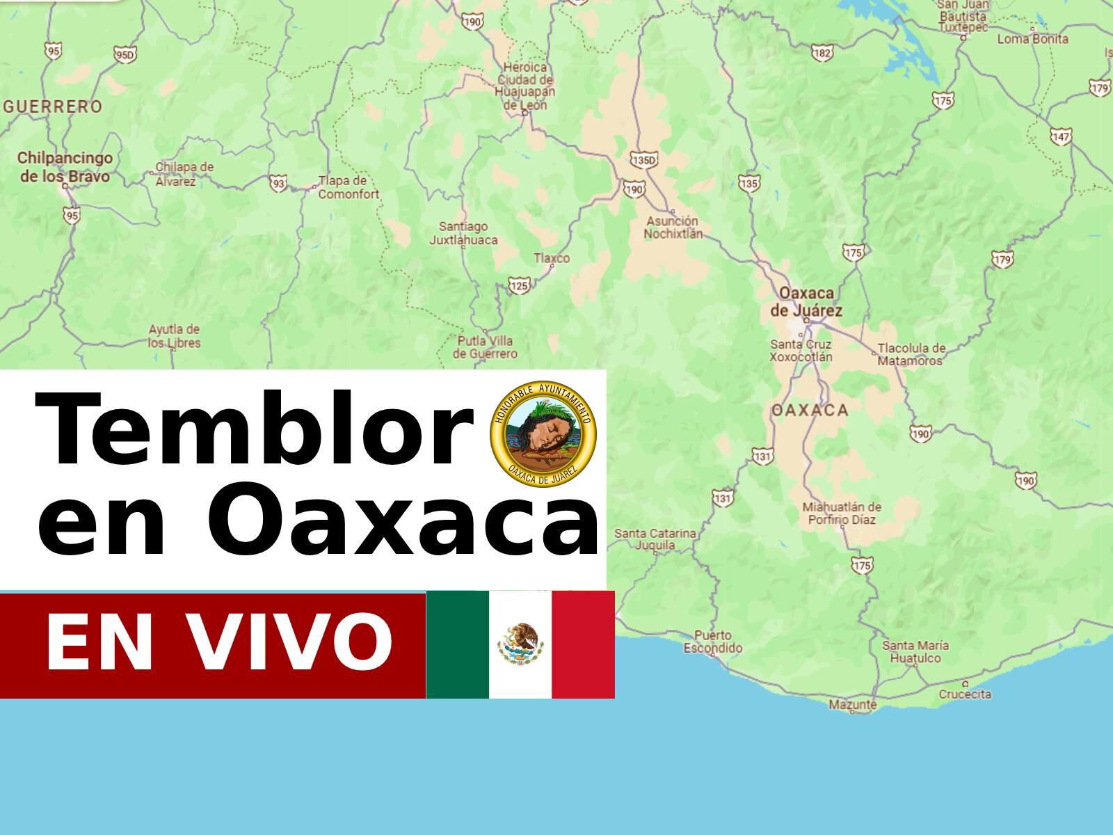 Actualización de los sismos en Oaxaca hoy con el lugar del epicentro y grado de magnitud, según reporte oficial del Servicio Sismológico Nacional (SSN). (Foto: Google Maps)