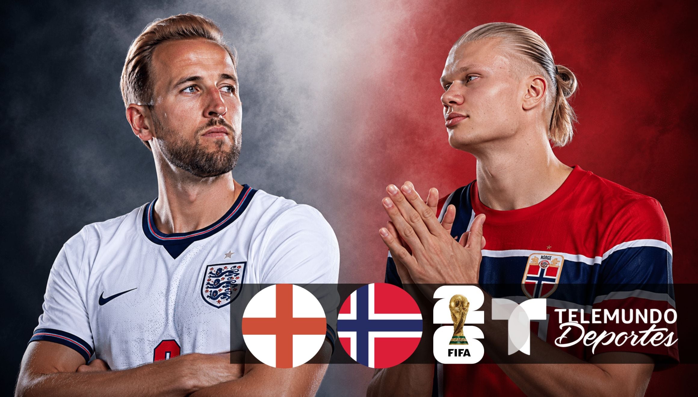 Telemundo Deportes transmite el partido Inglaterra vs. Noruega EN VIVO y EN DIRECTO ONLINE este sábado 11 de julio por la Copa Mundial 2026. (Foto: Composición Gestión Mix)