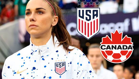 Desde el Snapdragon de California juegan USWNT vs. Canadá en vivo el pase a la semifinal de la Copa Oro Femenino 2024. Conoce los canales TV, horarios y más información relevante. (Foto: AFP/Composición)