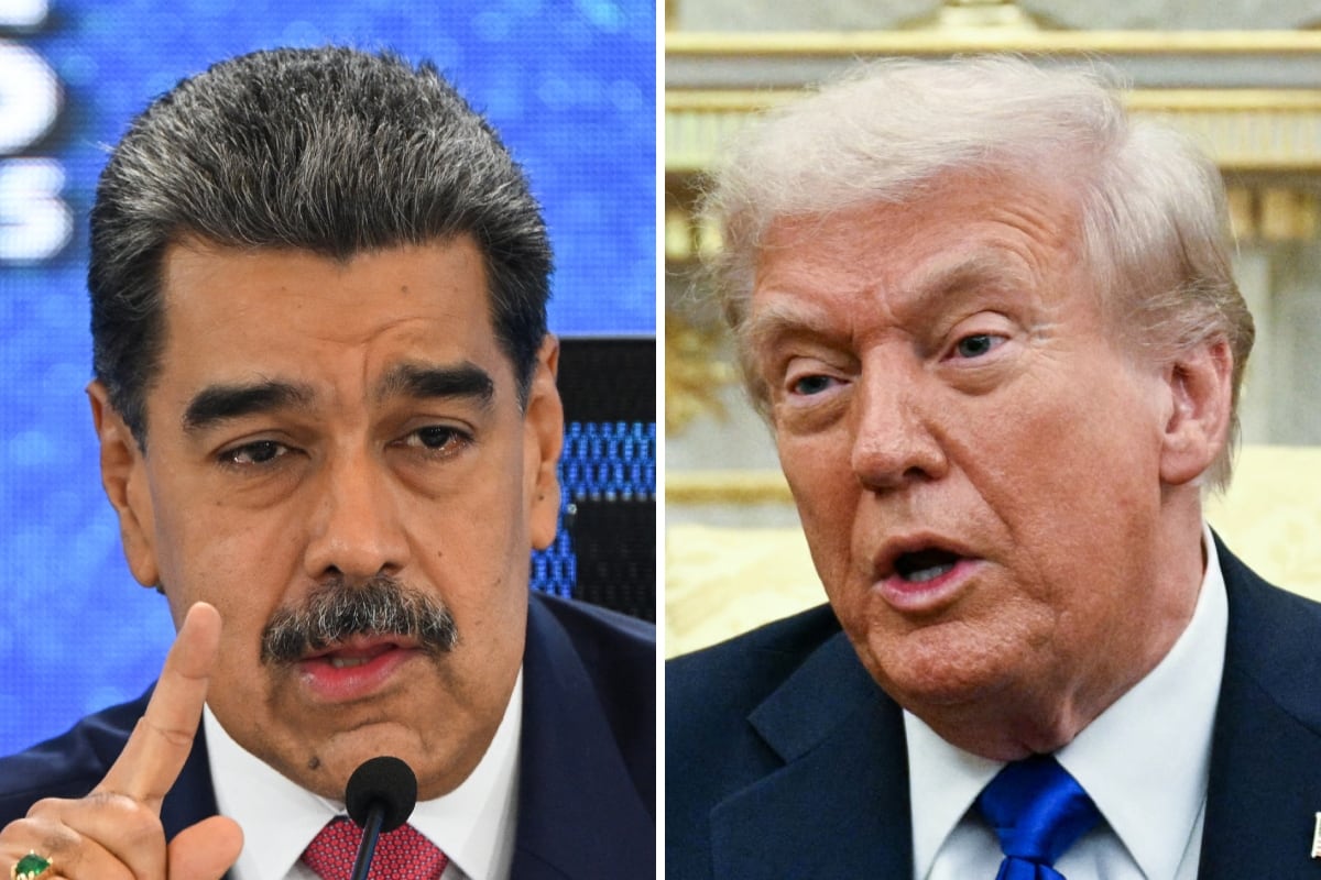 El líder chavista, Nicolás Maduro; y el presidente de Estados Unidos, Donald Trump. (Federico PARRA / Jim WATSON / AFP)