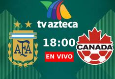 TV Azteca 7 transmitió el partido Argentina 2-0 Canadá (20/06/2024)