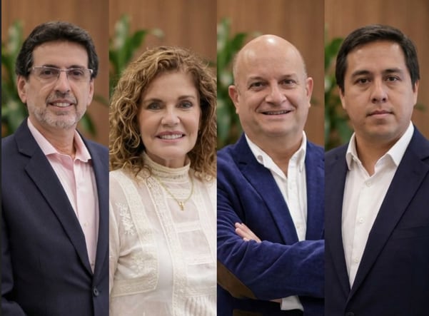 Jorge Zapata, Mercerdes Araoz, Gonzalo Ruiz, Iván Zarate. Fotos: GEC / Fotocomposición: Gemini