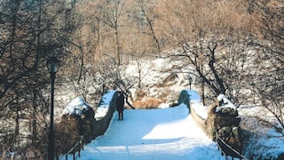 La primera nevada del año en Nueva York