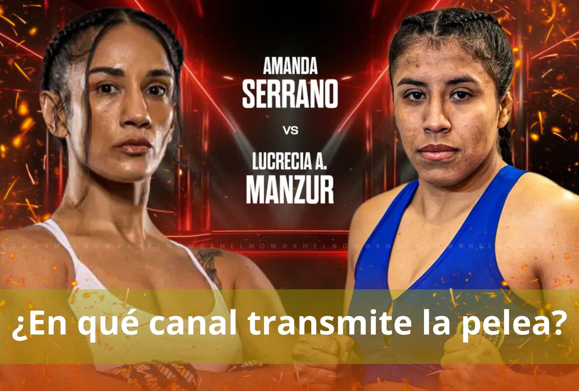 Amanda Serrano vs. Lucrecia Manzur pelea este viernes 21 de agosto en el Pechanga Resort Casino de Temecula, California y la transmisión será global y sin pago mediante TikTok LIVE. (Foto: Composición Gestión Mix)
