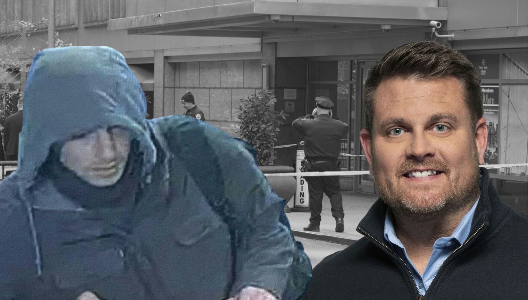 Las cámaras de seguridad captaron el rostro del supuesto asesino de Brian Thompson en Nueva York (Foto: AFP)