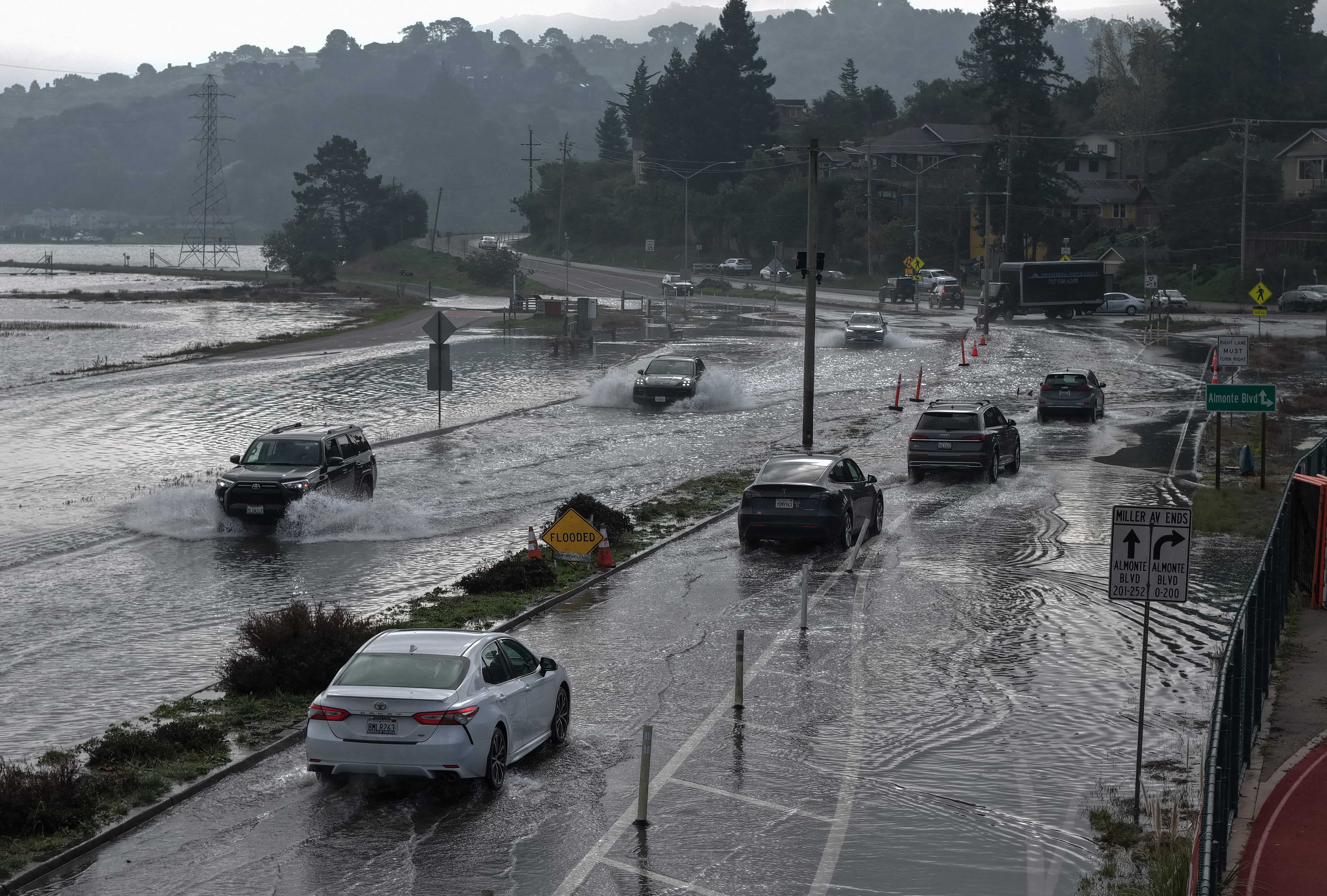 Existe la posibilidad de que California sea uno de los estados afectados por el paso de fenómeno natural de gran intensidad. (Crédito: JUSTIN SULLIVAN / GETTY IMAGES NORTH AMERICA / Getty Images via AFP)