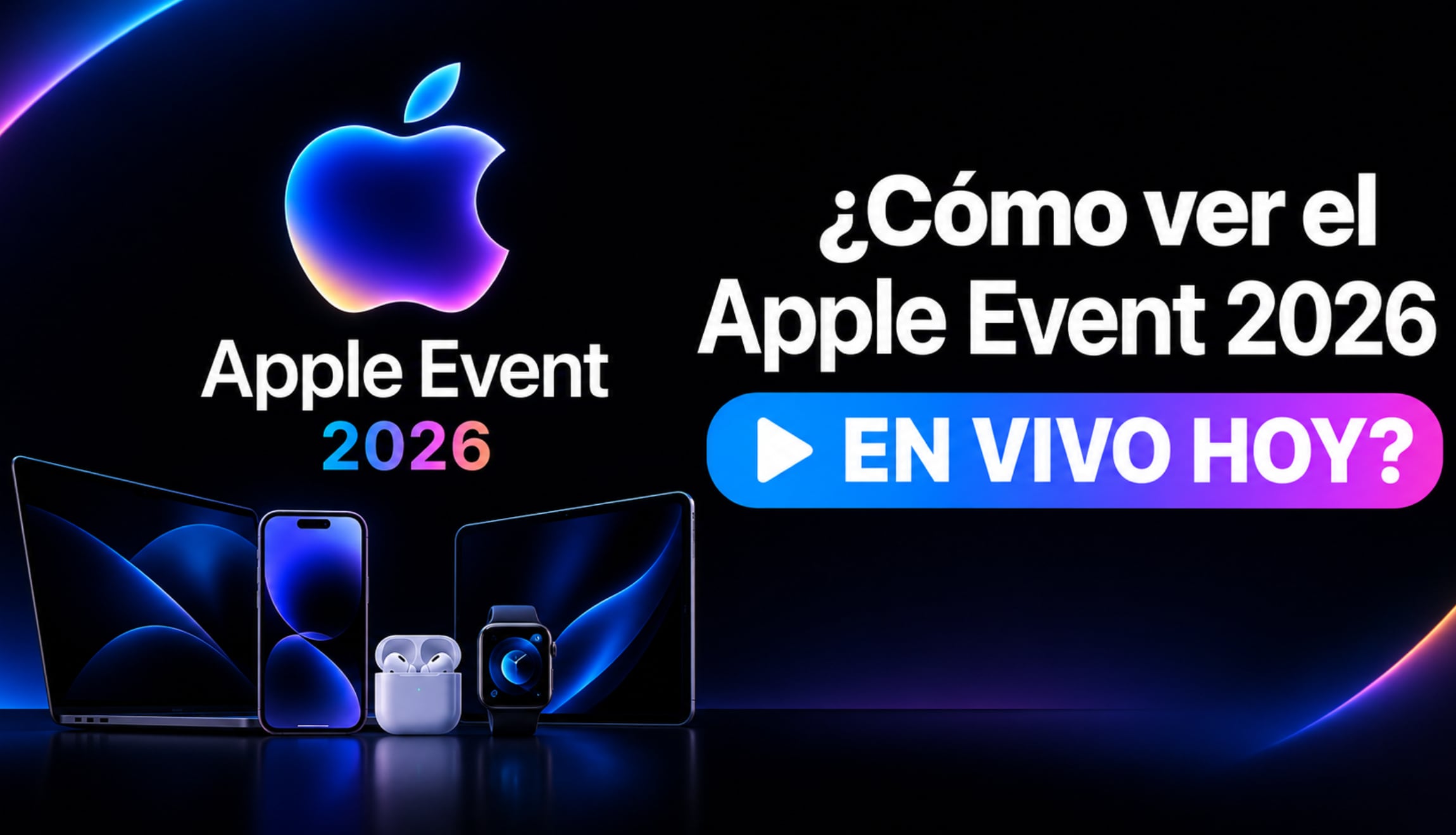 Consulta cómo puedes ver el Apple Event 2026 EN VIVO con la presentación de los nuevos productos de Apple, evento que se realizará este 9 de septiembre desde California. (Foto: Imagen creada por Gestión Mix utilizando la IA de Chat GPT)