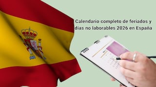 Todos los feriados y días no laborables 2026 en España