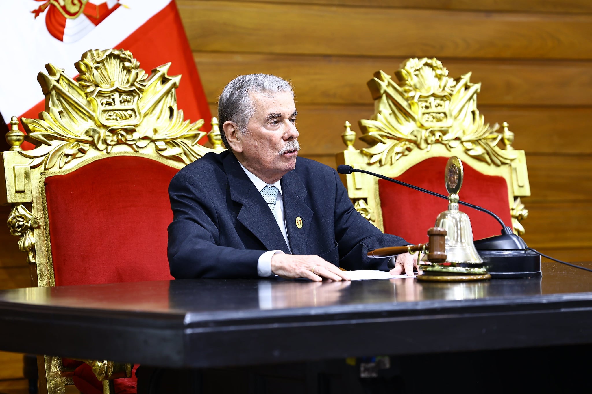 Rospigliosi Capurro reiteró que el Congreso no influyó en la destitución de Denisse Miralles en la PCM. Foto: Congreso
