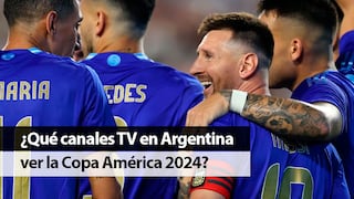 ¿En qué canales TV ver la Copa América 2024 en vivo y gratis desde Argentina?