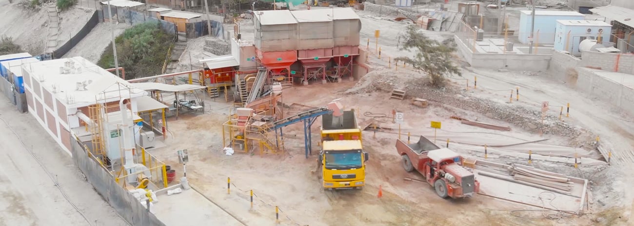 La unidad minera San Juan de Chorunga opera una planta de chancado. (Foto: Orex).