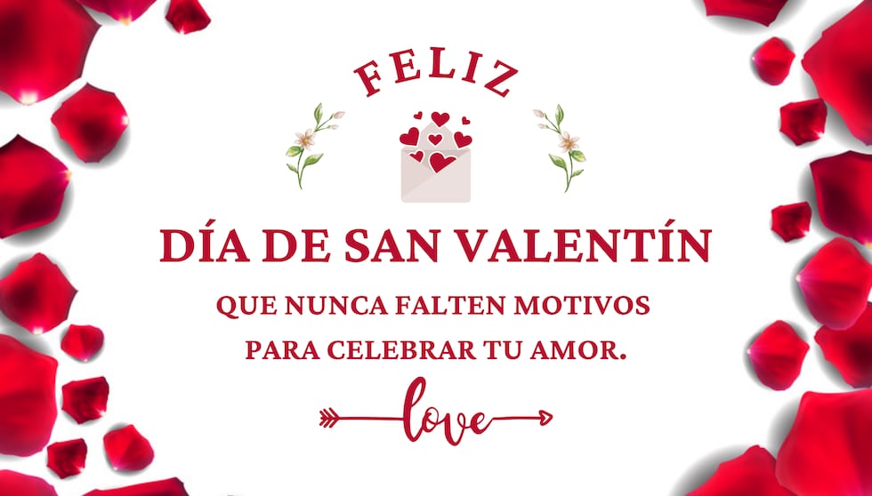 Que nunca falten motivos para celebrar tu amor. | Crédito: canva.com / Composición Gestión Mix