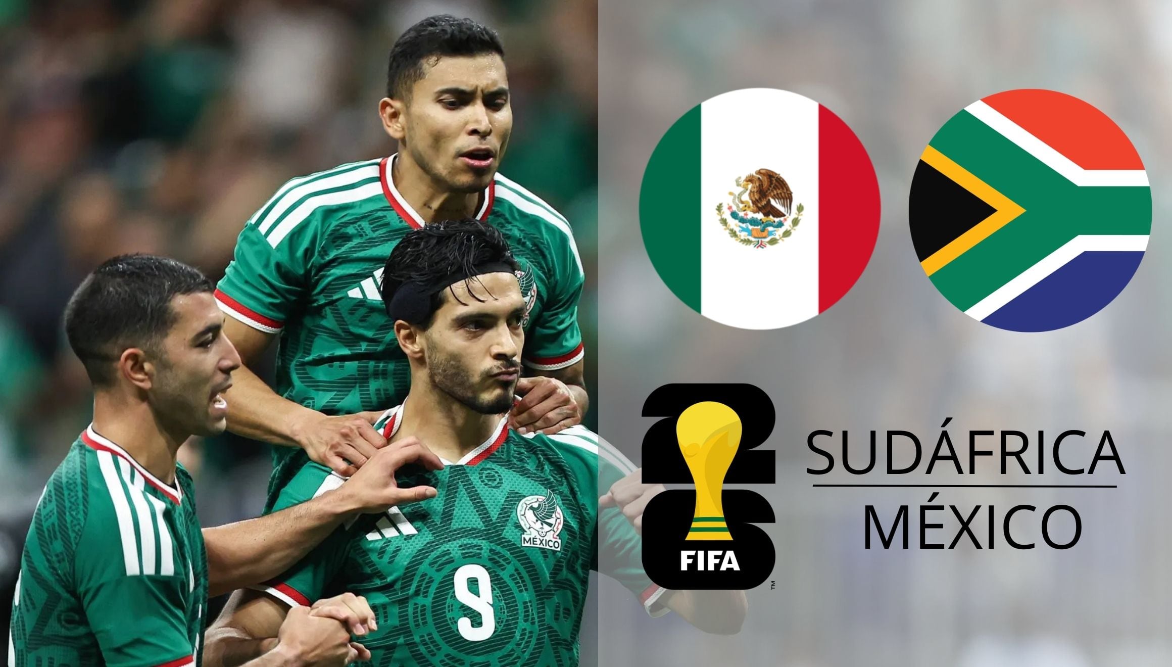 Conoce qué canales de TV y dónde ver online el partido México vs. Sudáfrica EN VIVO EN DIRECTO por la primera jornada del grupo A de la Copa Mundial FIFA 2026. (Foto: Composición Mag)