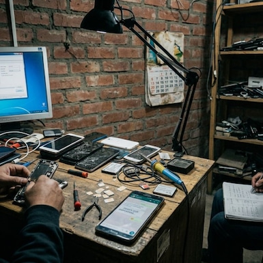 Robo de celulares y extorsión