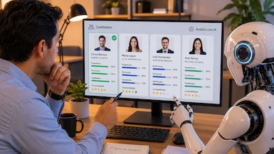 Filtrar currículums con inteligencia artificial: ¿hasta dónde lo permite la ley? | Foto: Generada con IA - ChatGPT