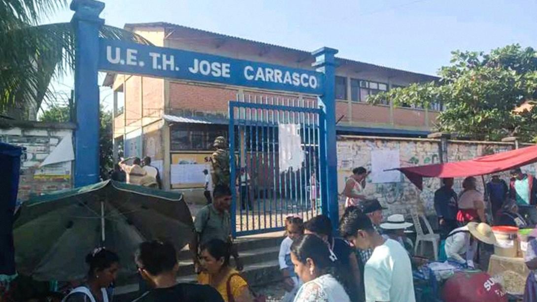 Detonan aparto explosivo cerca de local de votación en Cochabamba. Foto: Difusión