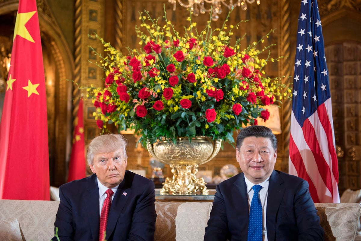 Donald Trump y Xi Jinping.