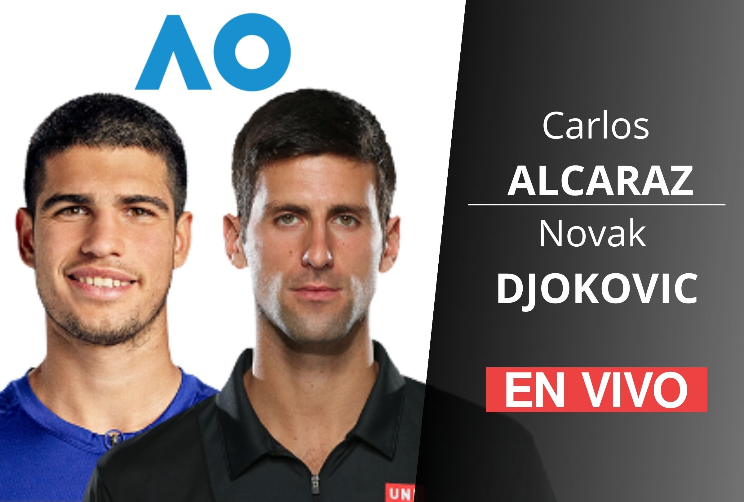Conoce la hora por país en todo el mundo para ver la gran final de Australian Open 2026 entre el español Carlos Alcaraz vs. el serbio Novak Djokovic en Melbourne. (Foto: Composición Mag)