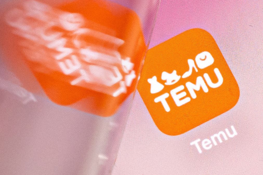 The Temu app.