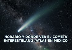 ▷ Horario y cómo ver el cometa 3I/ATLAS en su paso cerca a la Tierra EN VIVO hoy en México
