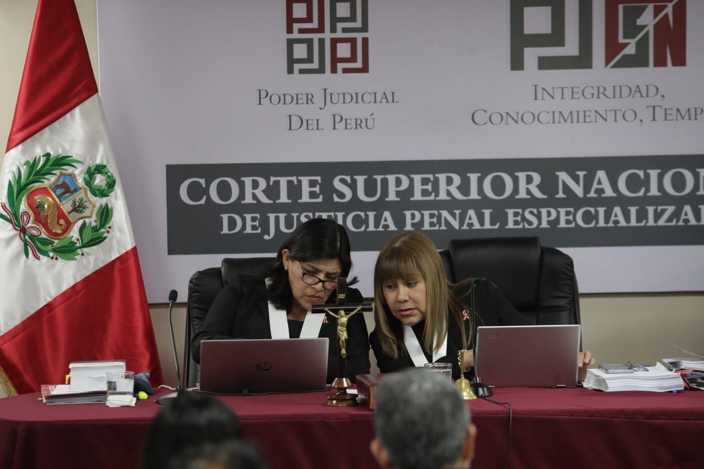 La jueza Juana Mercedes Caballero votó a favor de anular el juicio oral contra los investigados por el Caso Cócteles. Entre ellos, Keiko Fujimori. Foto: GEC / Alessandro Currarino