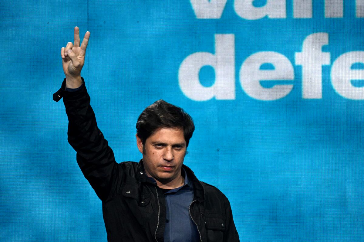 Axel Kicillof, gobernador de la provincia de Buenos Aires y candidato a la reelección. (Foto por LUIS ROBAYO / AFP)