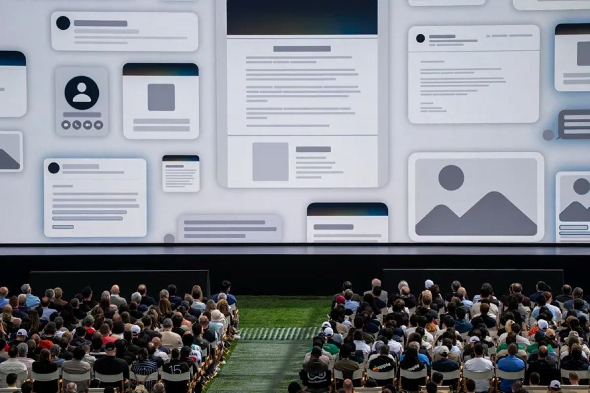 Apple anunció una nueva generación de Apple Intelligence con mayores capacidades de razonamiento, generación de imágenes e integración de Siri en todo su ecosistema de dispositivos. Foto: EFE.