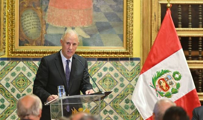 El canciller cumplirá con una serie de reuniones durante su visita a Suiza. (Foto: Cancillería)