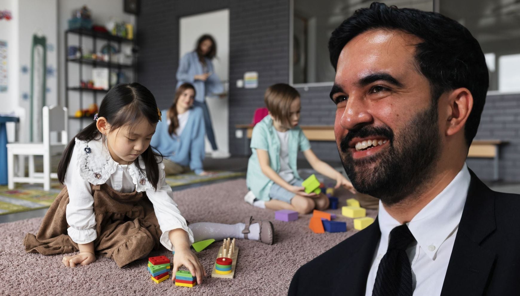 Desde septiembre, la administración de Zohran Mamdani cubrirá los copagos de cuidado infantil de unas 22,000 familias de bajos ingresos ya inscritas en programas subsidiados de la ciudad de Nueva York (Foto: Magnific / AFP)