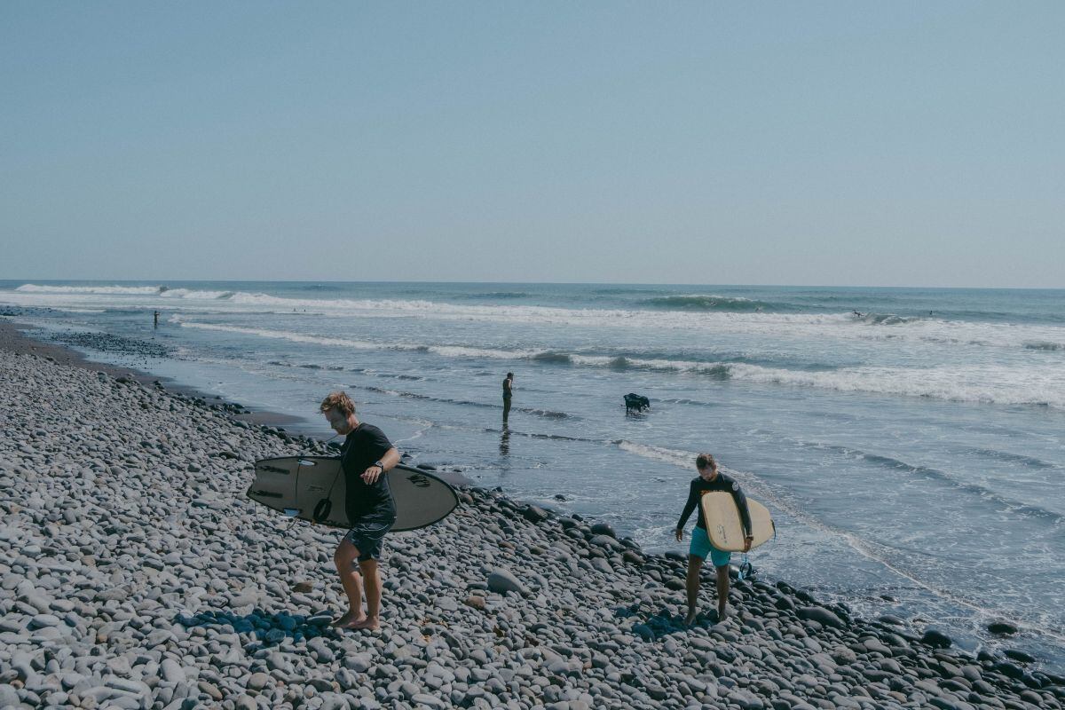 El Tunco beach, also known as Surf City, is a popular tourist destination. Photographer: Carlos Barrera/Bloomberg