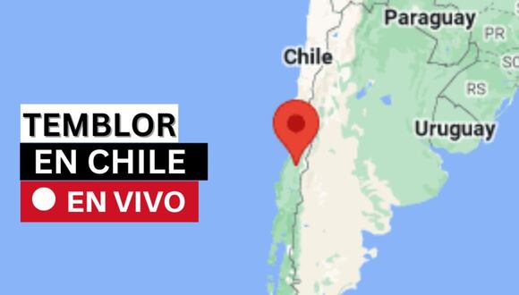 Reporte de los sismos que se registran en Chile con hora, epicentro y magnitud del último sismo. (Foto: Google Maps)