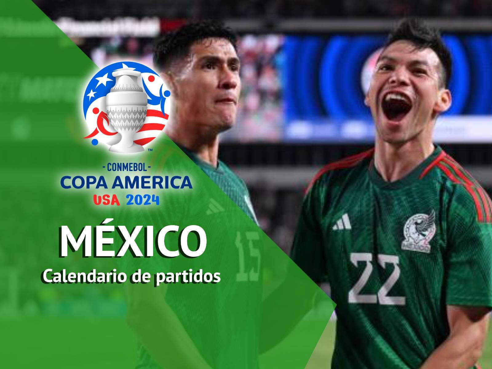 La Selección Mexicana participará este año en la Copa América, te dejamos su calendario completo (Foto: AFP/Composición Mix)