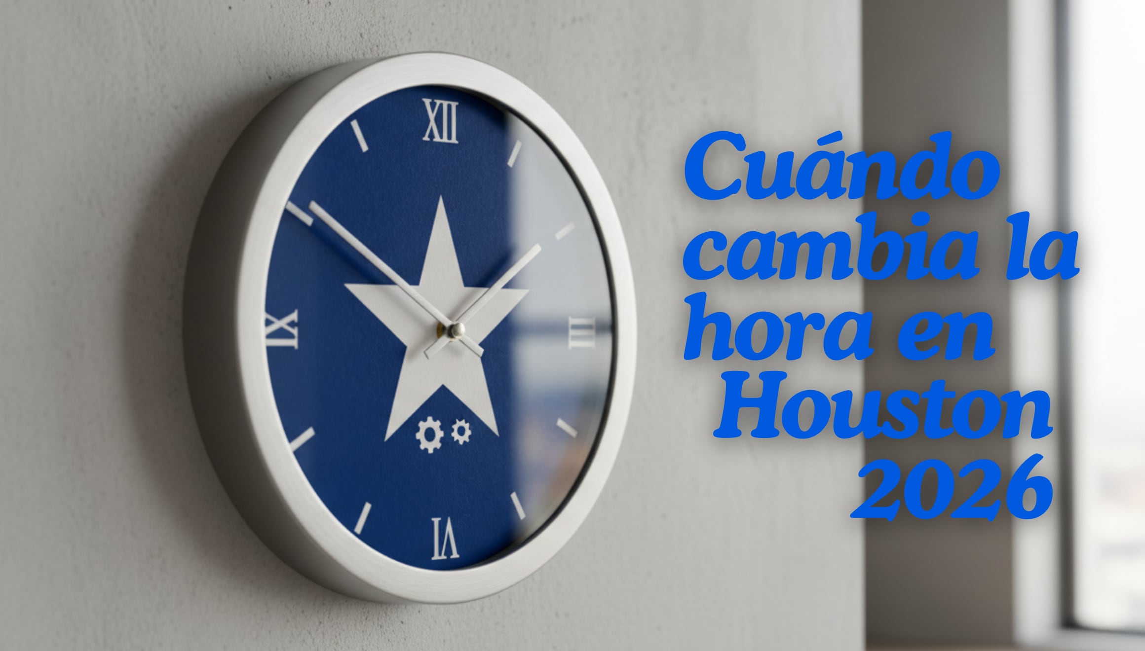 ¡Atención, Houston! No dejes que el cambio de hora te tome por sorpresa. Descubre cuándo inicia el horario de verano 2026 en Texas y prepárate para adelantar tu reloj una hora muy pronto. | Imagen creada por Gestión Mix usando la IA de Gemini / Composición GEC