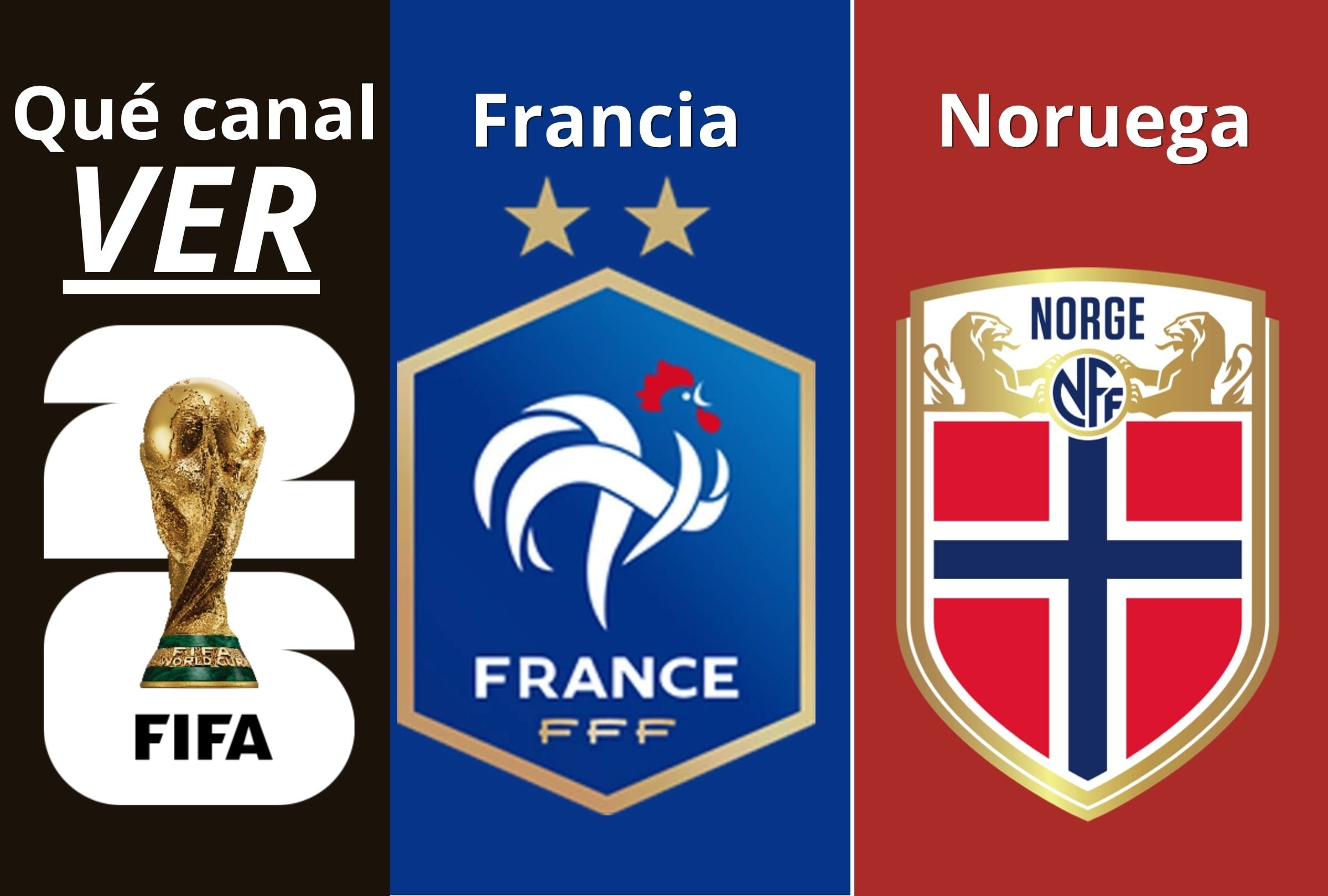 Conoce cuáles son los canales de TV para ver el partido entre Francia vs. Noruega EN VIVO y EN DIRECTO ONLINE este viernes 26 de junio por el Mundial 2026. (Foto: Depor)