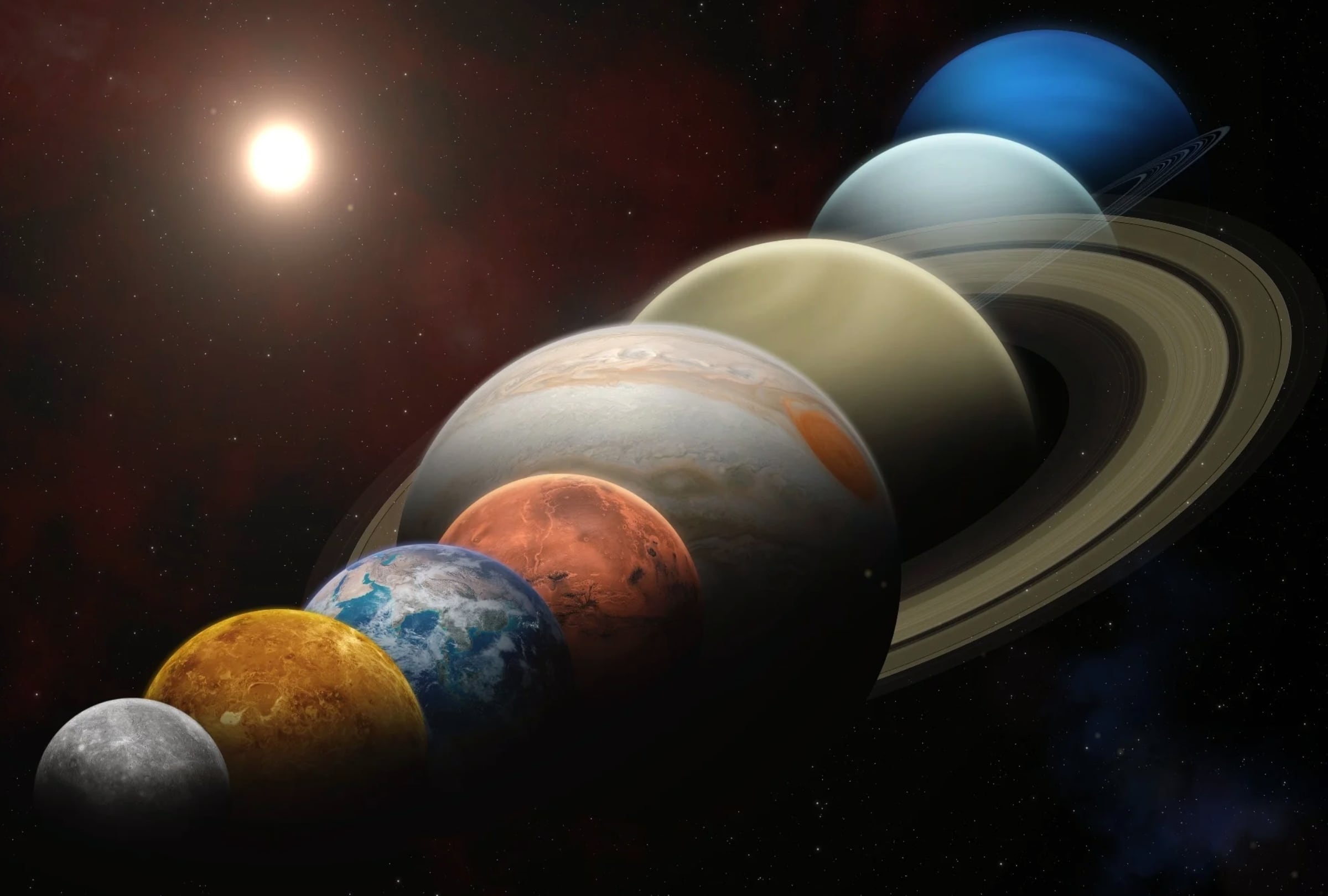 Seis planetas del Sistema Solar se podrá observar durante la alineación del 10 al 13 de agosto en el cielo de los Estados Unidos y otros países del mundo. (Foto de Buradaki para Shutterstock.com)
