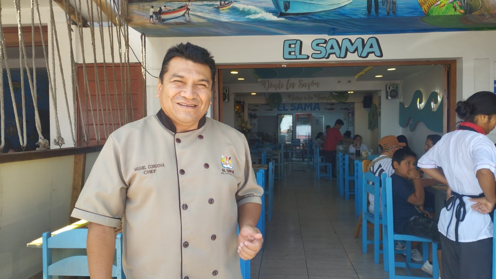 Miguel Córdova, chef y dueño de El Sama (Barranca).