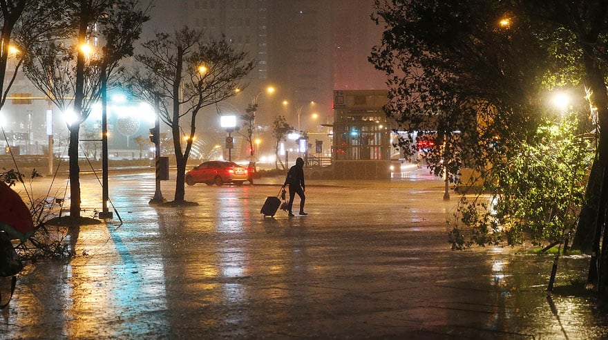 Tifón Dujuan. (Foto: Difusión)