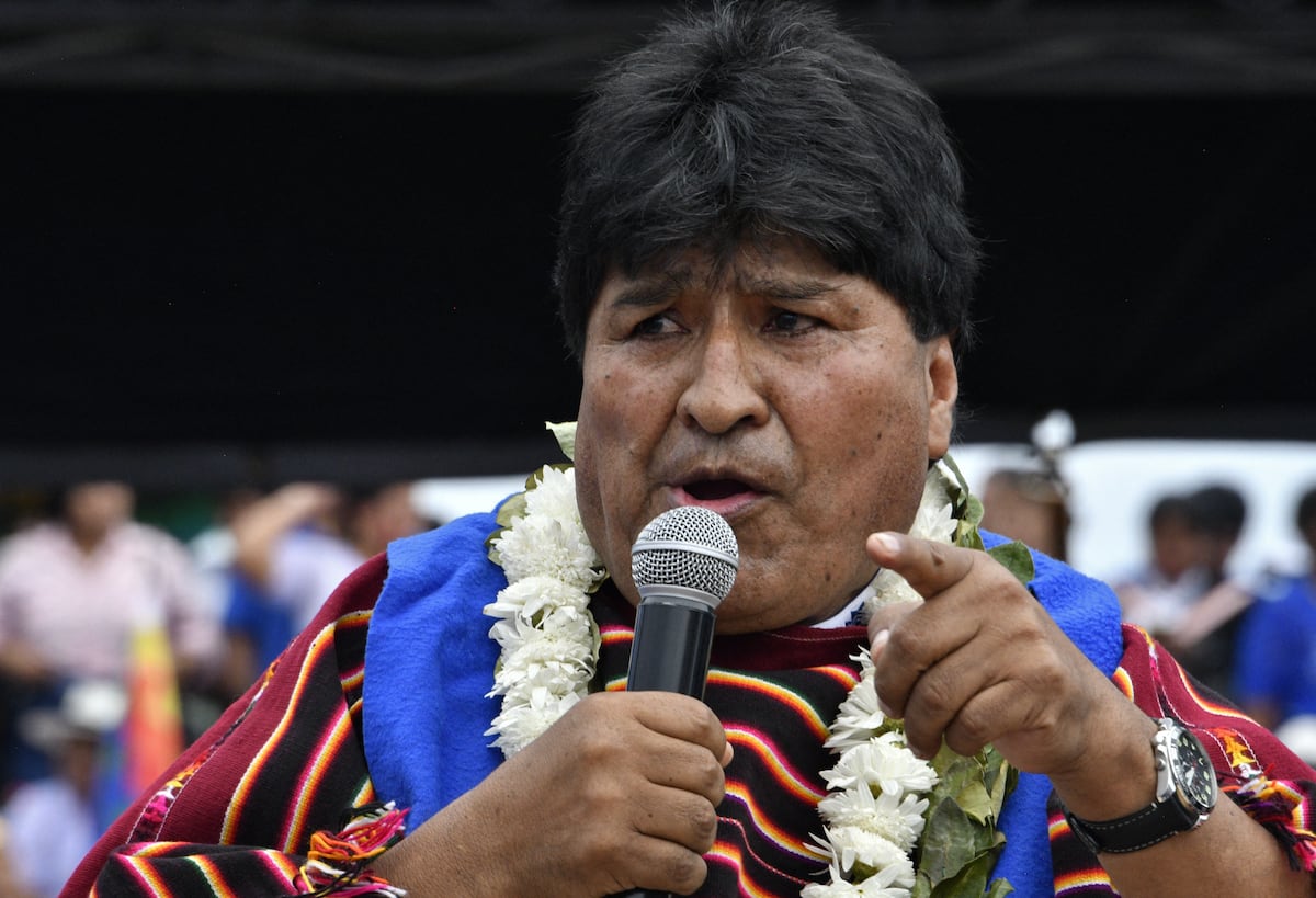 El expresidente de Bolivia Evo Morales. (Foto de Aizar RALDES / AFP).