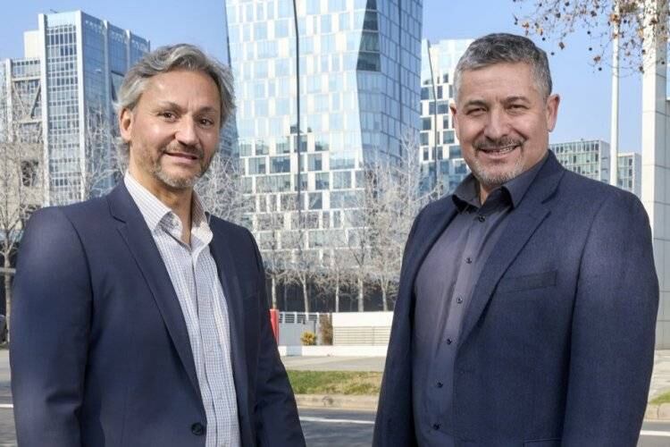 Marcelo Díaz y Fernando Abrego son los cofundadores de VeData. Foto: DFSUD