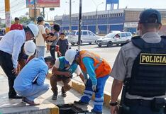 Osinergmin: buzón de electricidad que explotó es de cableado de semáforo