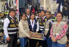 Un textil prehispánico de unos mil años es incautado en centro comercial de Lima