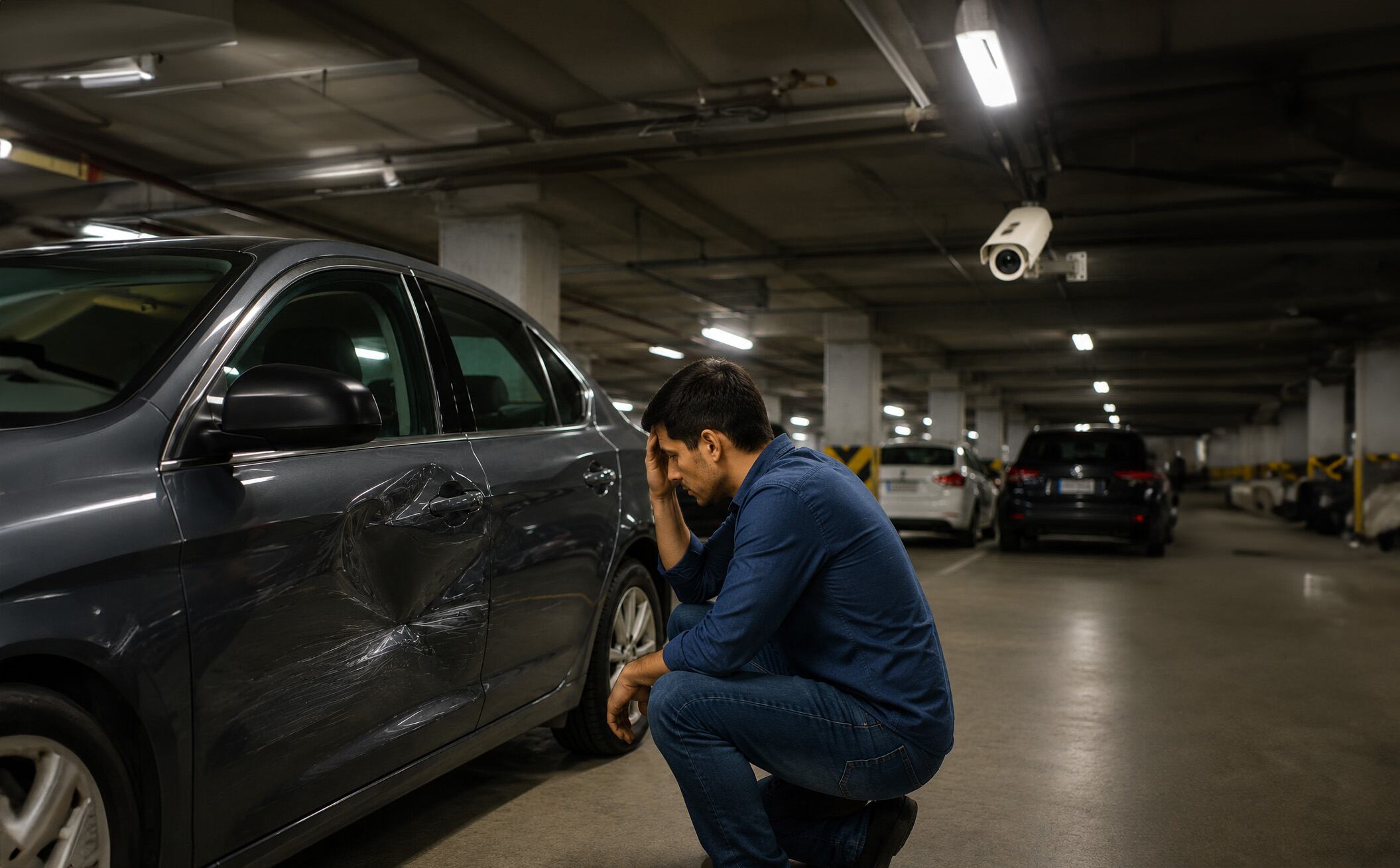 ¿El estacionamiento debe pagar si dañan tu vehículo? Lo que debes saber |Foto: Generada por IA - ChatGPT