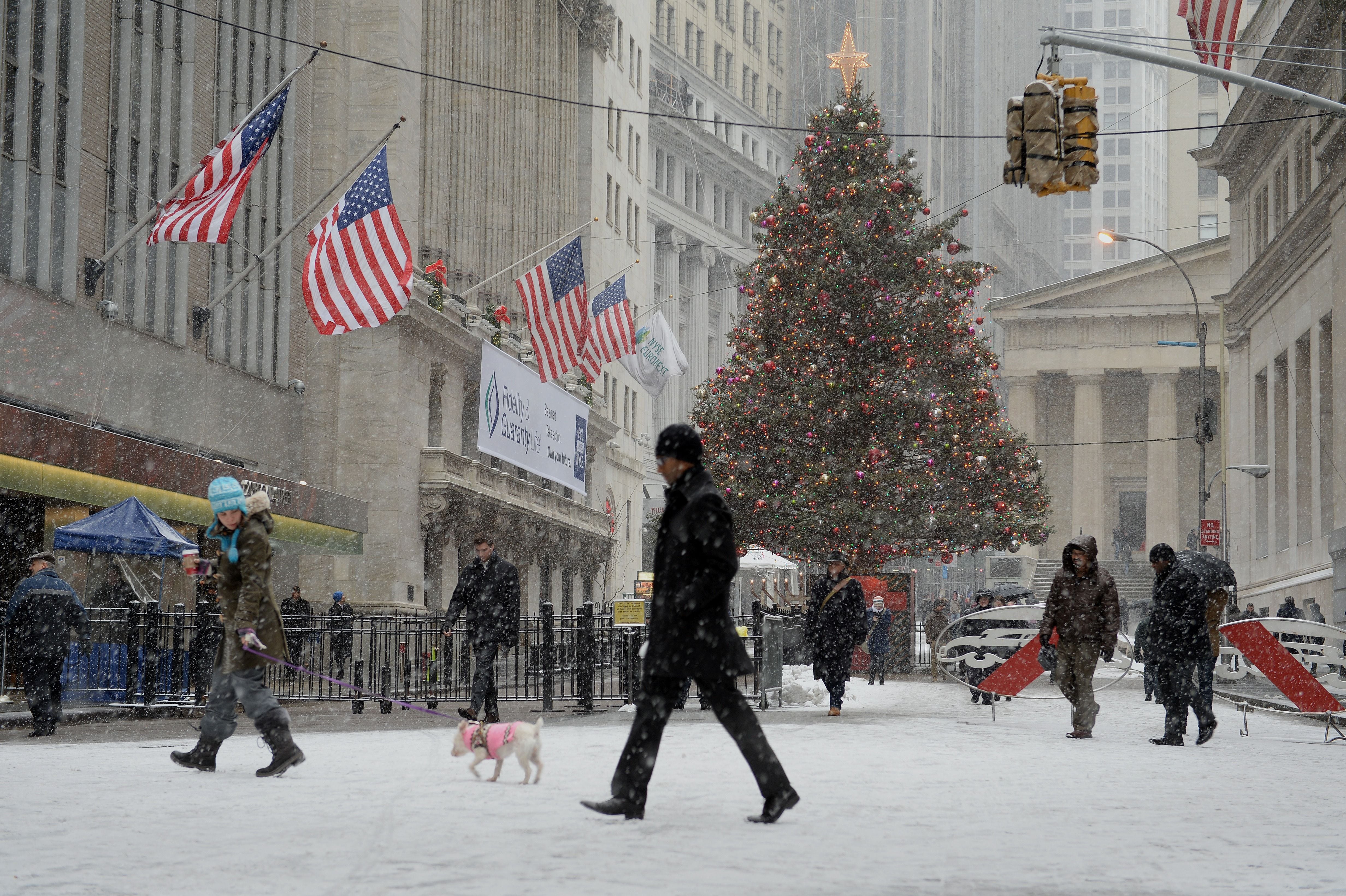 Muchos quieren pasar una Navidad como en las películas (Foto: AFP)