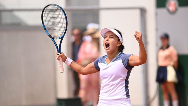 Lucciana Perez, la primera tenista peruana en clasificar a la final del Roland Garros Junior  